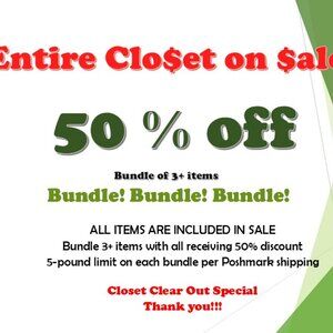 Closet Clean Out. Bundle 3+